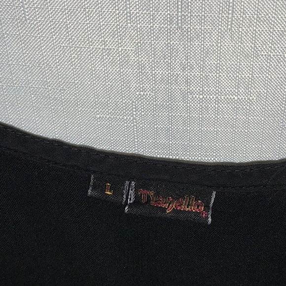 105 Tianello Tencel Rayon Black Sundress - Picture 6 of 13